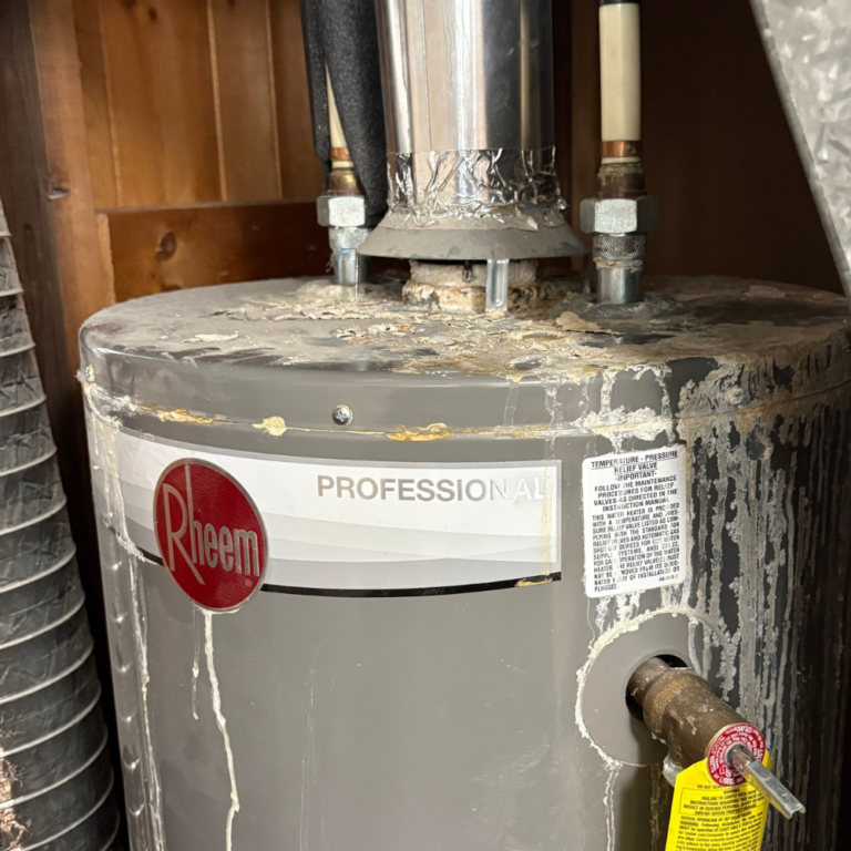 Corroded water heater needs a price to repair