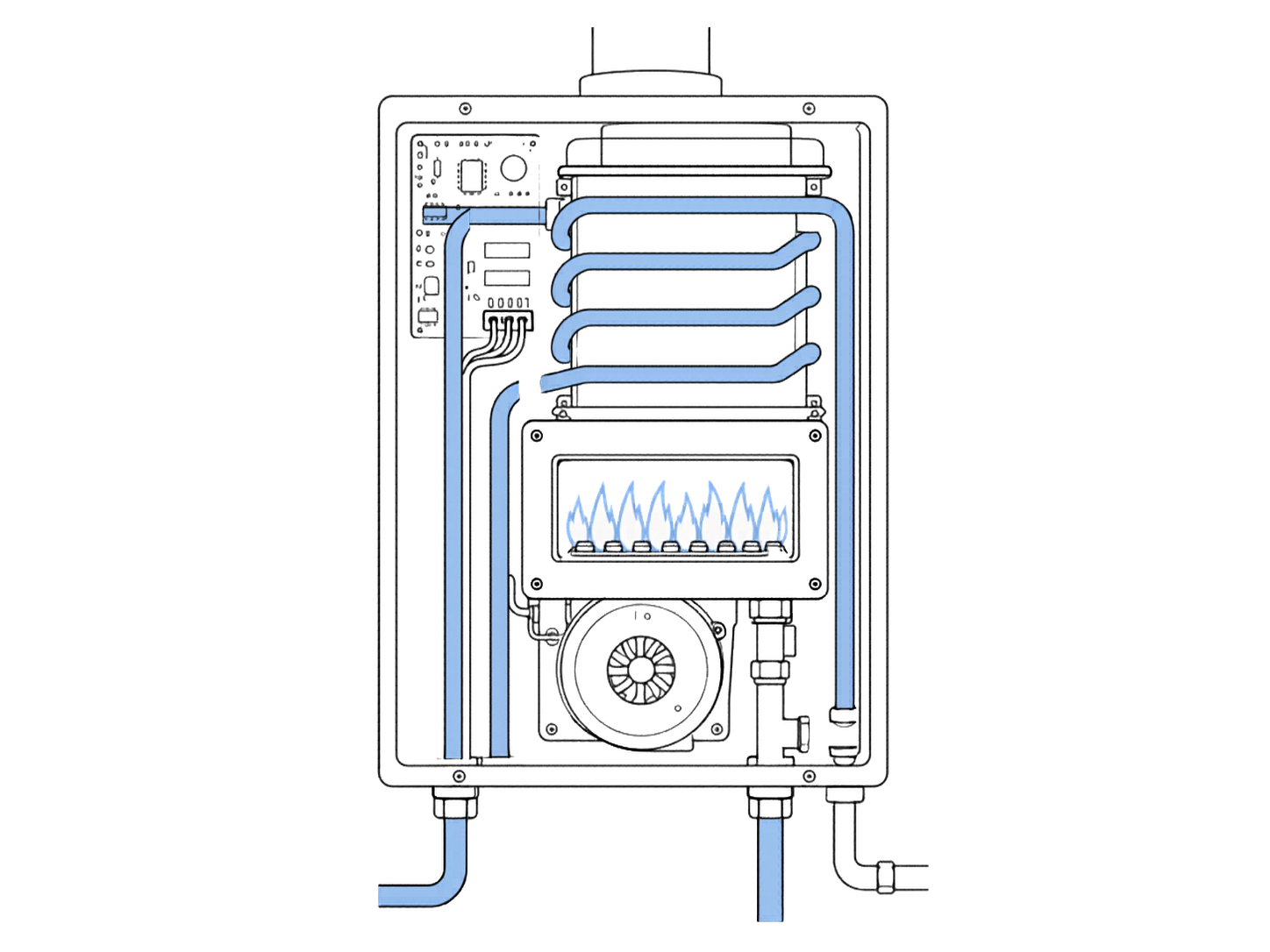 Plumbing system schematic
