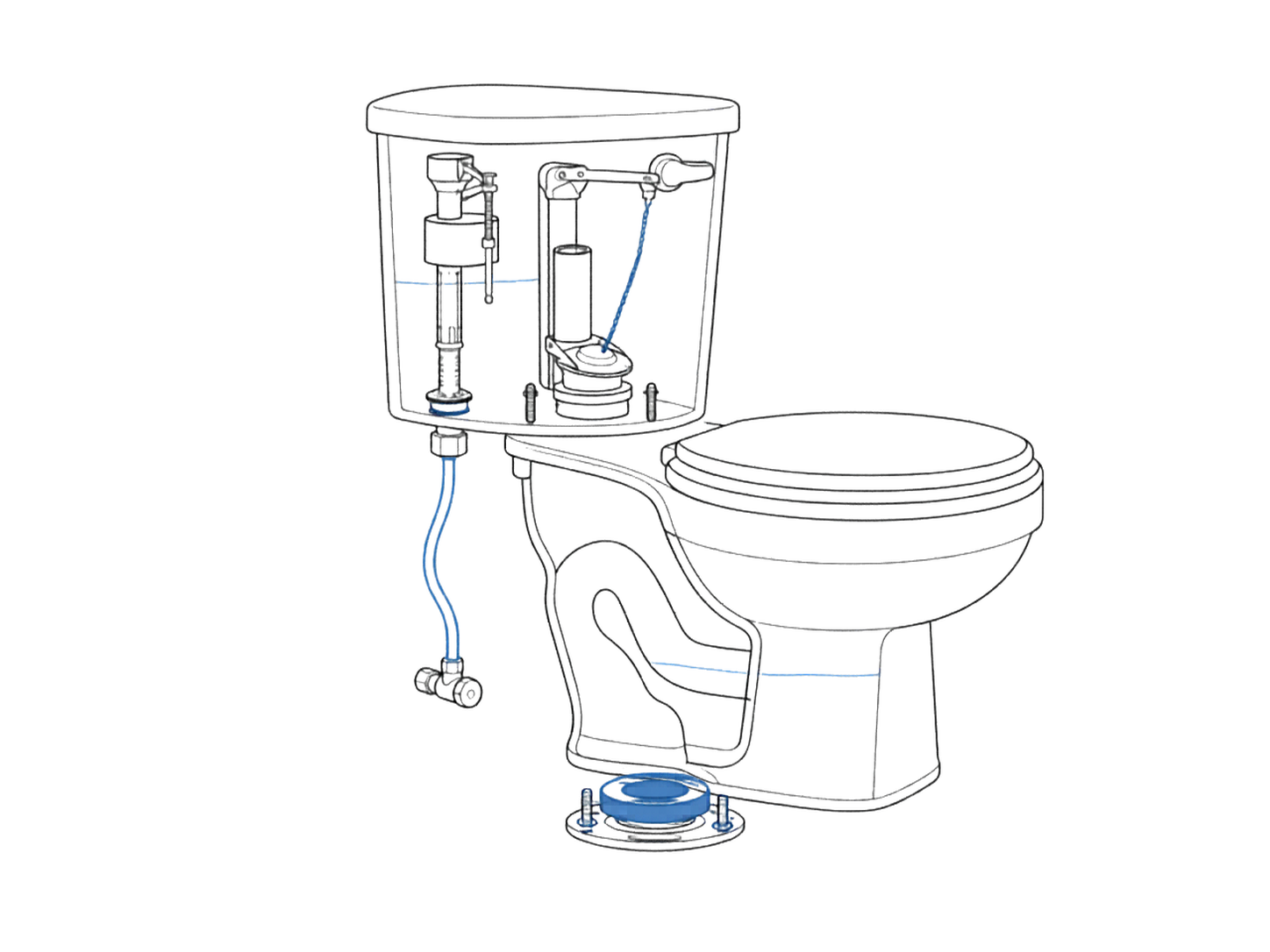 Plumbing system schematic