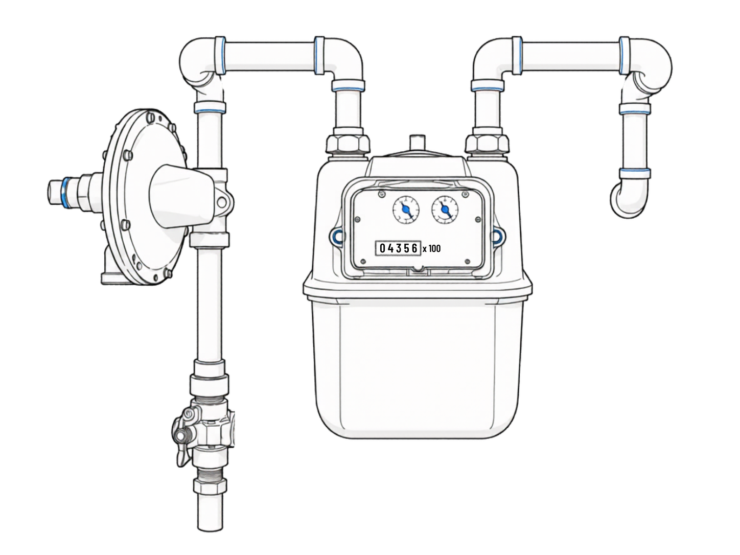 Plumbing system schematic