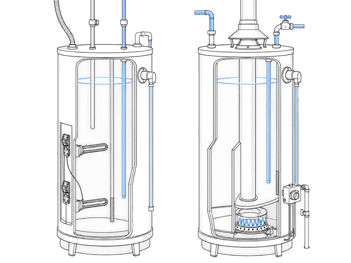Plumbing system schematic