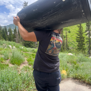 Carrying away old brine tank